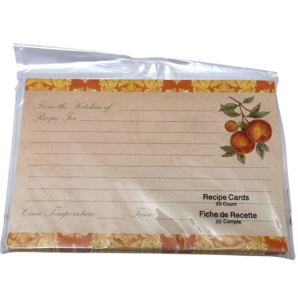 3 Packs of 20 Recipe Cards by Studio 18 From the Kitchen Of Series 4x6